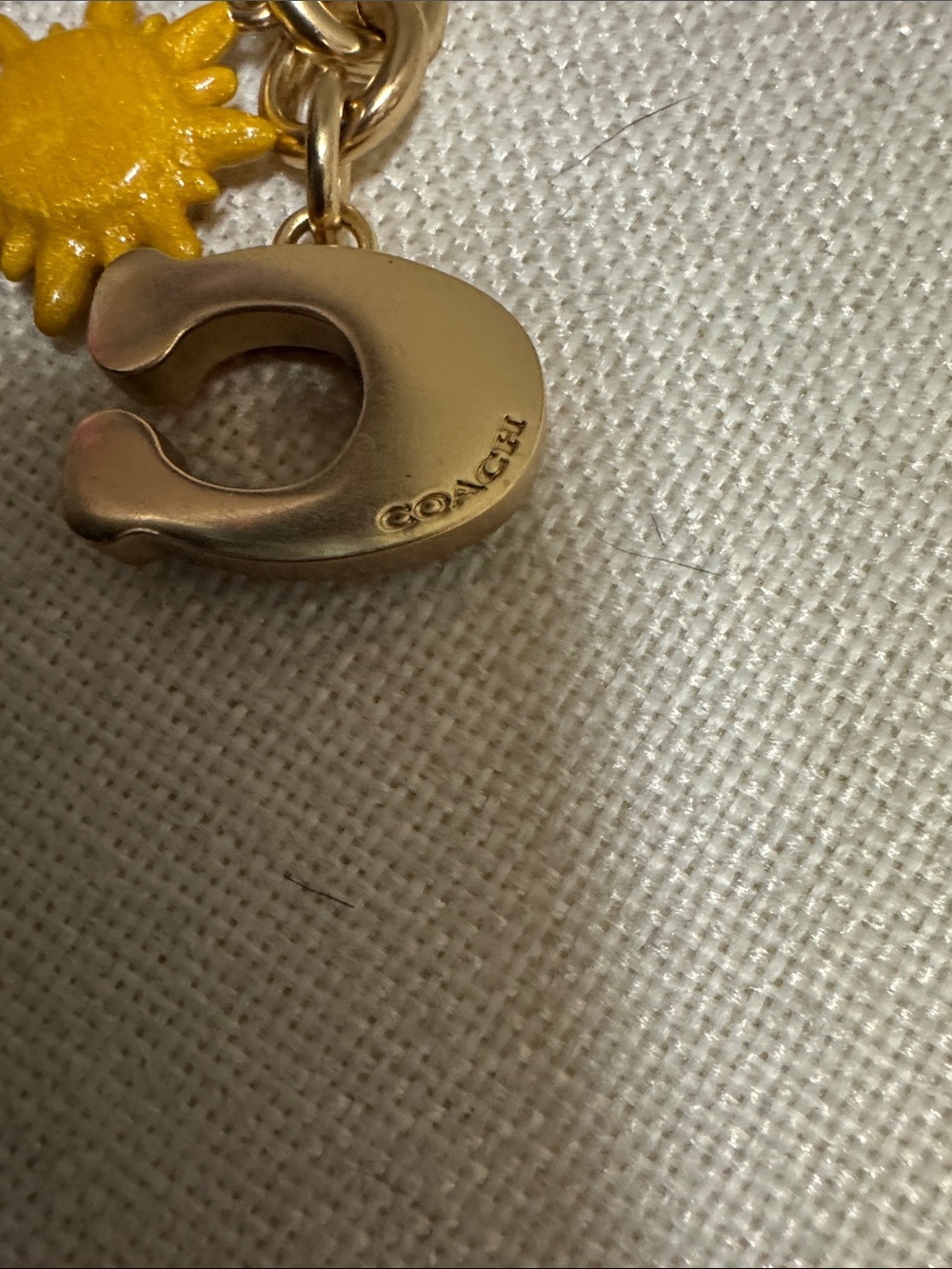 NWOT, Coach vintage key chain “ Summer” theme. - Picture 5 of 6